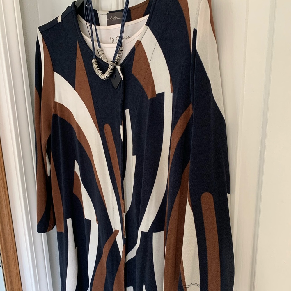 Chico’s Travelers tunic jacket
